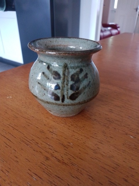 Handcrafted. Cute Pot.
