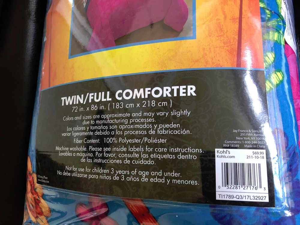 Disney's Coco Twin / Full Comforter (ONLY) NWT