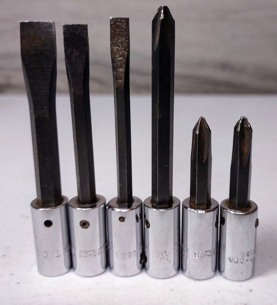 Snap On Tools Screwdriver Bit Set Philips And Straight
