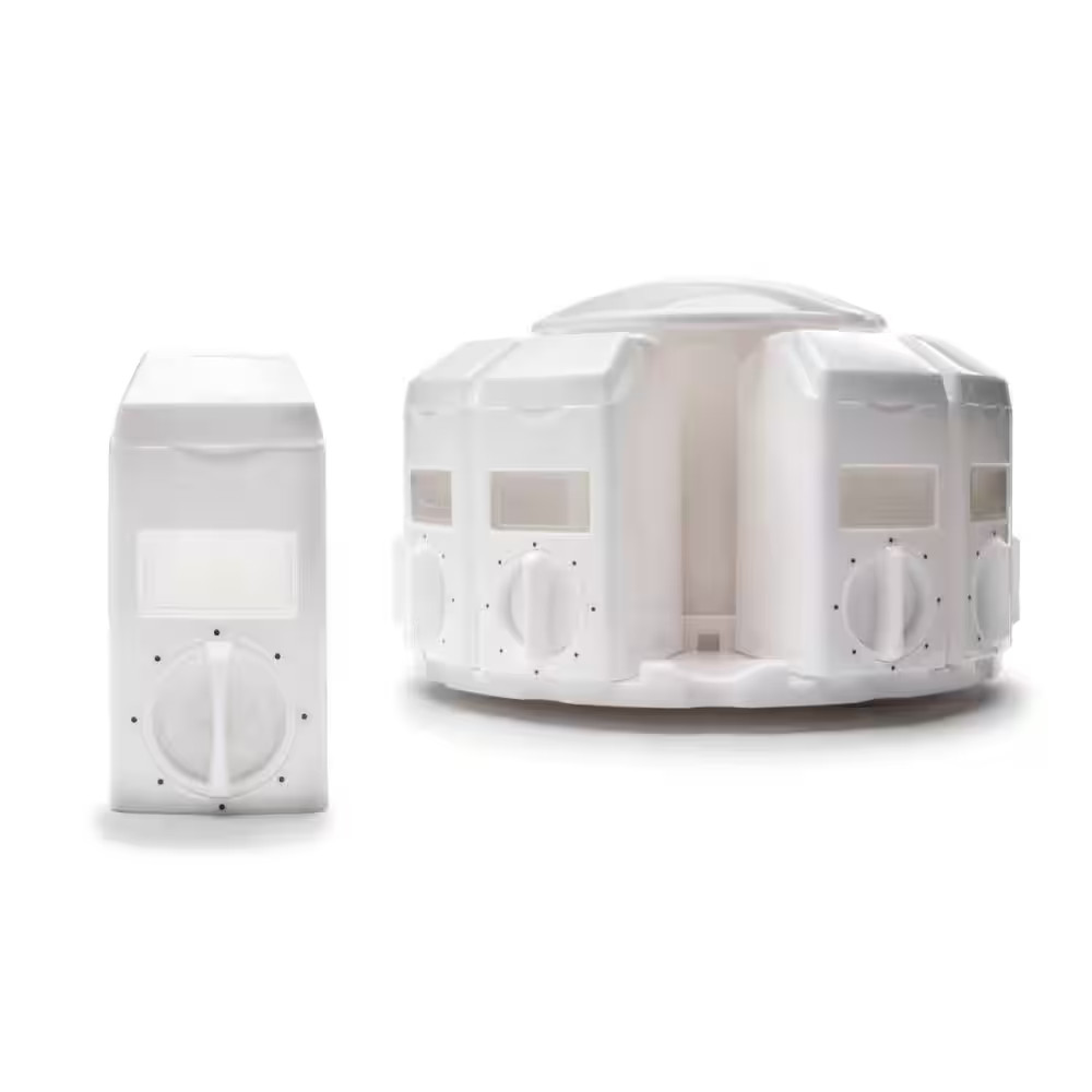 Select a Spice Plastic White Spice Carousel