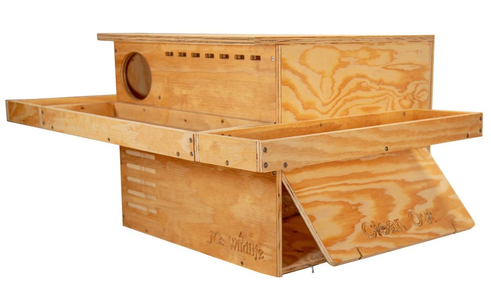 JCS Wildlife 3 Sided Platform Barn Owl Nesting Box