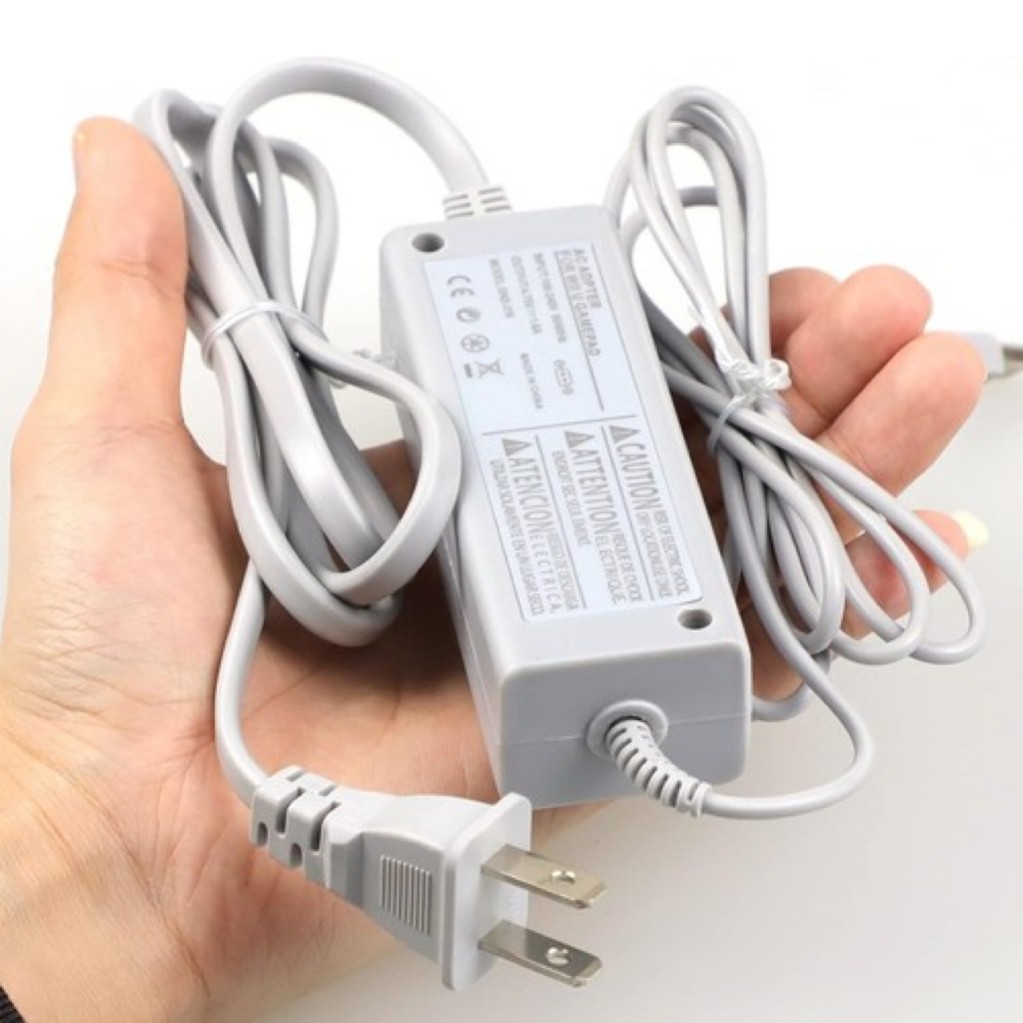 AC Power Supply Charging Adapter Cable Charger For Nintendo Wii U GamePad Lot