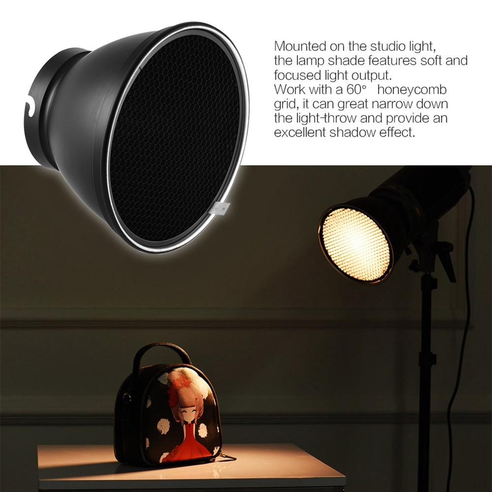 210mm Mount Reflector Diffuser Shade Lamp Shade With 60°