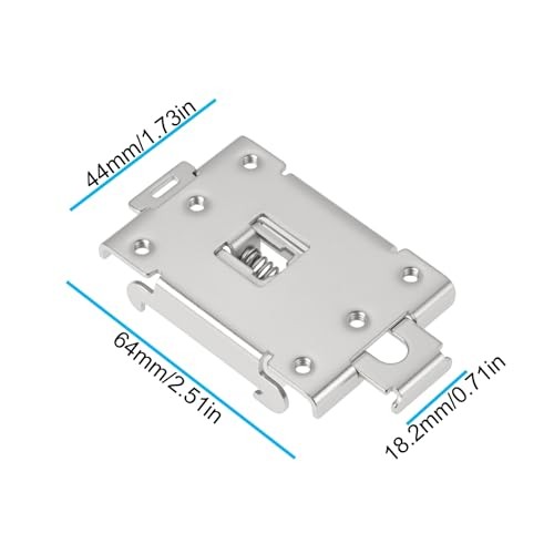 5pcs 35mm DIN Rail Mounting Clip for Single Phase Solid State Relay