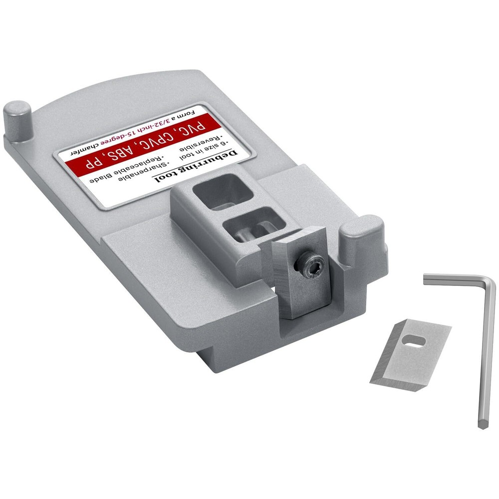 Deburring Tool for Plastic Pipe,Six Pipe Sizes for PVC Pipe Reamer w/Sharp Blade