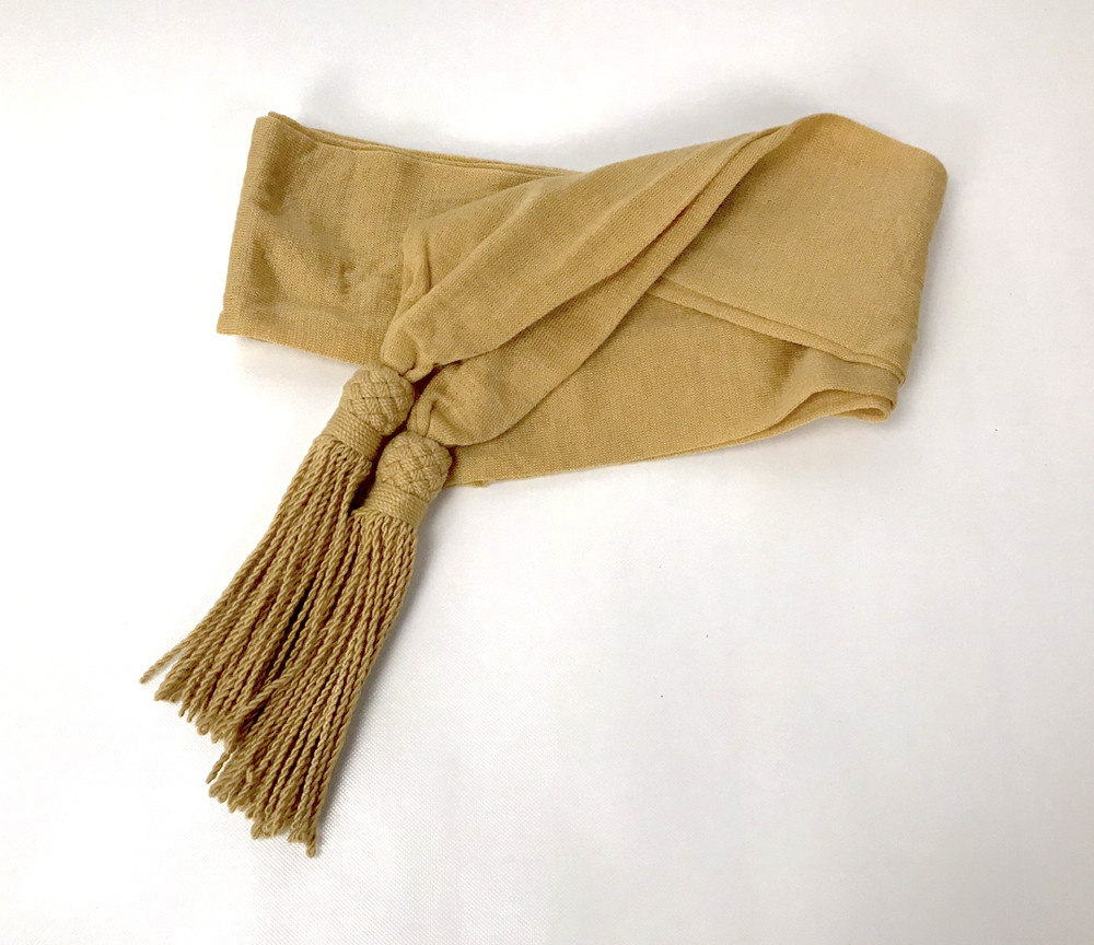 Wool Sash - Buff Color - Reenactment