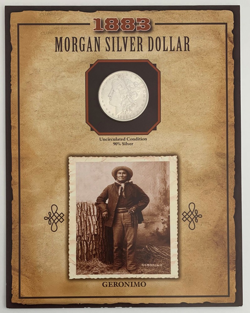1883 Morgan Silver Dollar - Geronimo