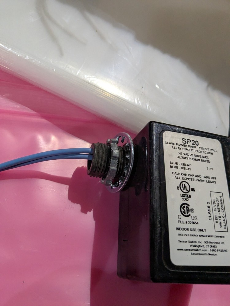 SENSOR SWITCH SP-20 SLAVE POWER PACK RELAY CIRCUIT PROTECTION 15v Sensor Supply