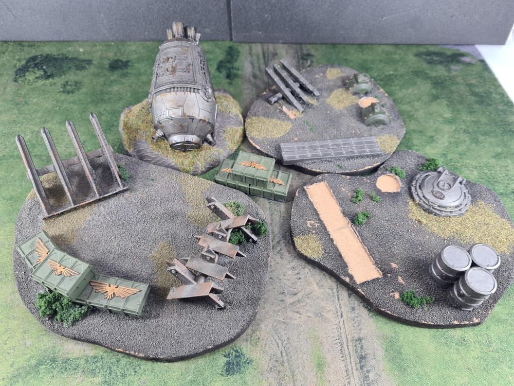 Group Terrain Scenery - Miniature Gaming -  Compatible With 40k