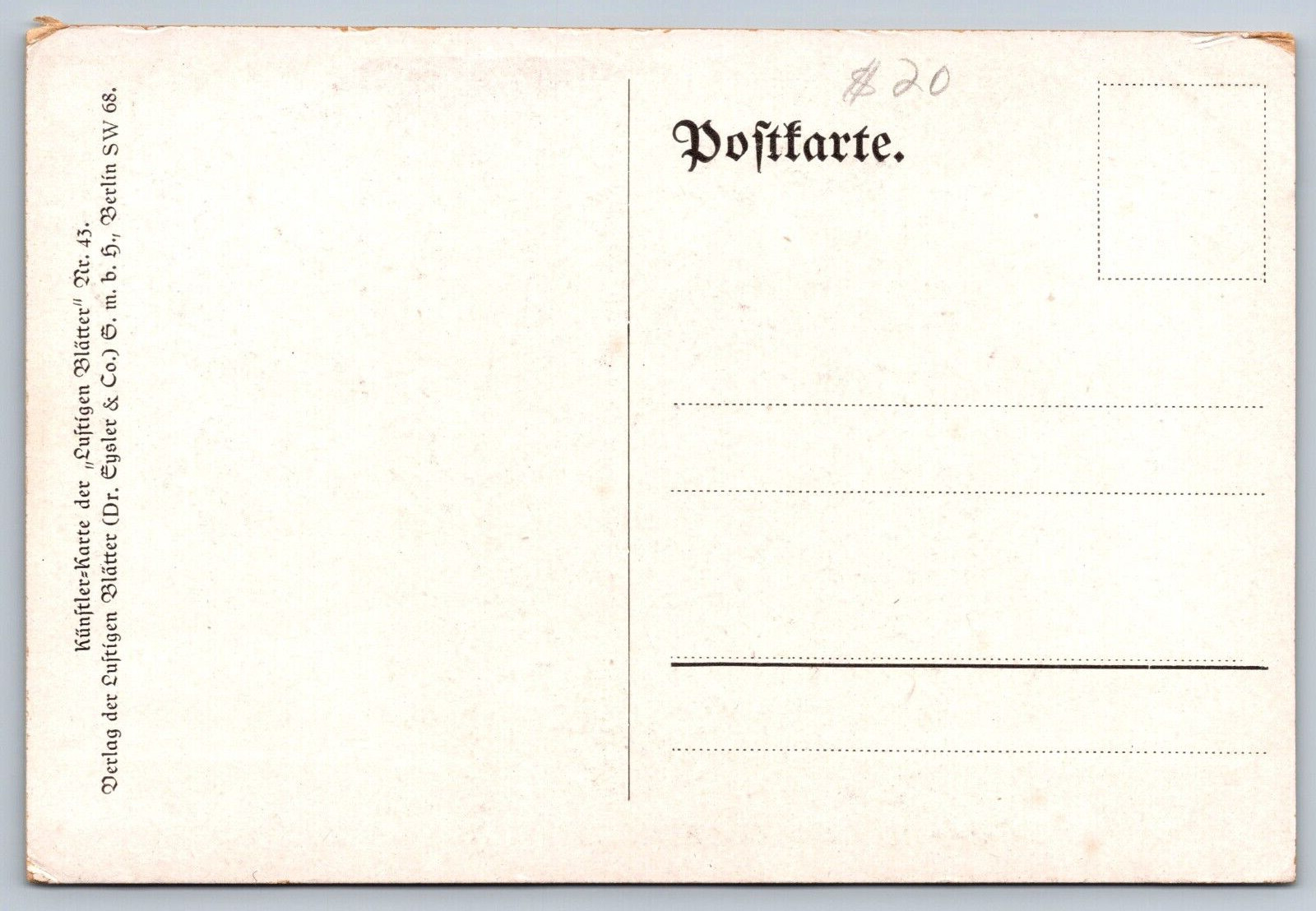 WWI GERMANY MILITARY POSTCARD SPRING IN WINTER SOLDIER GREETS LADY W/BOUQUET