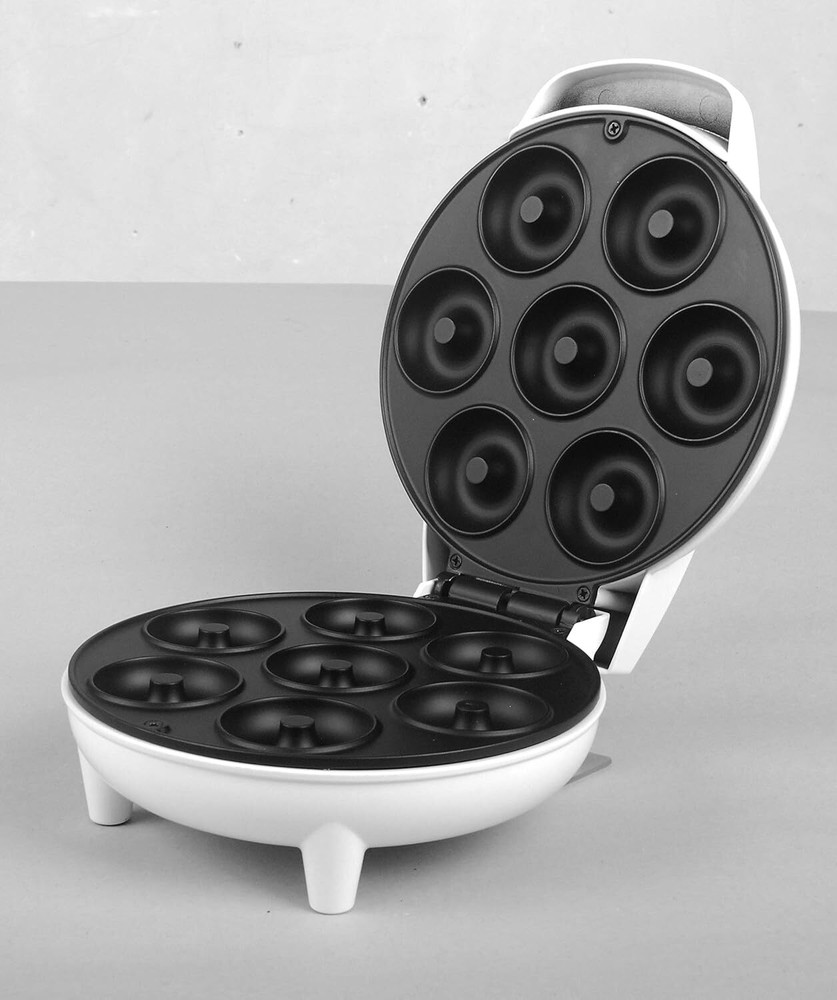 Courant Mini Donut Maker Machine for Holiday, Kid-Friendly, Breakfast White