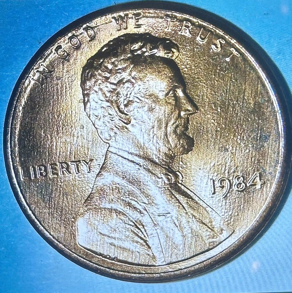 1984 Very Good Penny With Multiple D D Very Rare Errors # 1 ⭐️⭐️⭐️⭐️⭐️