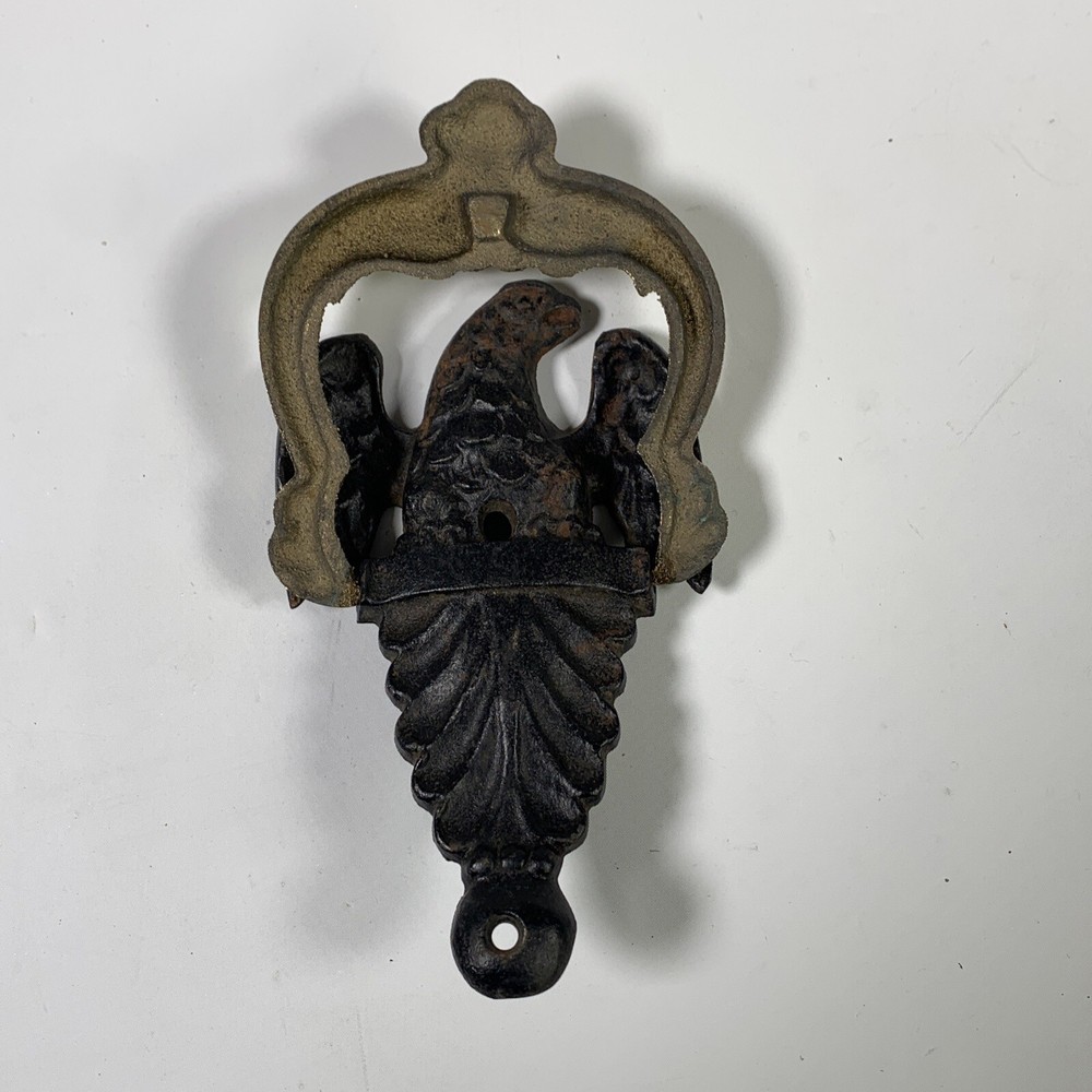 Vintage Brass Eagle Cast Iron Door Knocker