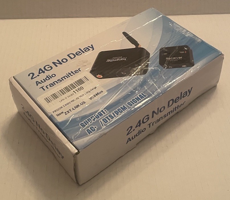 Audio Transmitter Receiver for TV Support