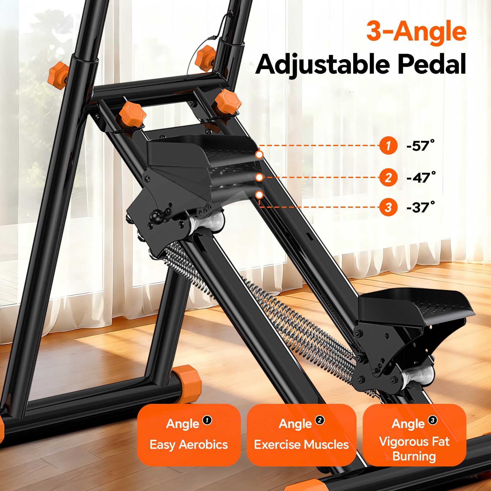 Vertical Climber Stair Stepper Machine For Home Gym Exercise Climbing Machine