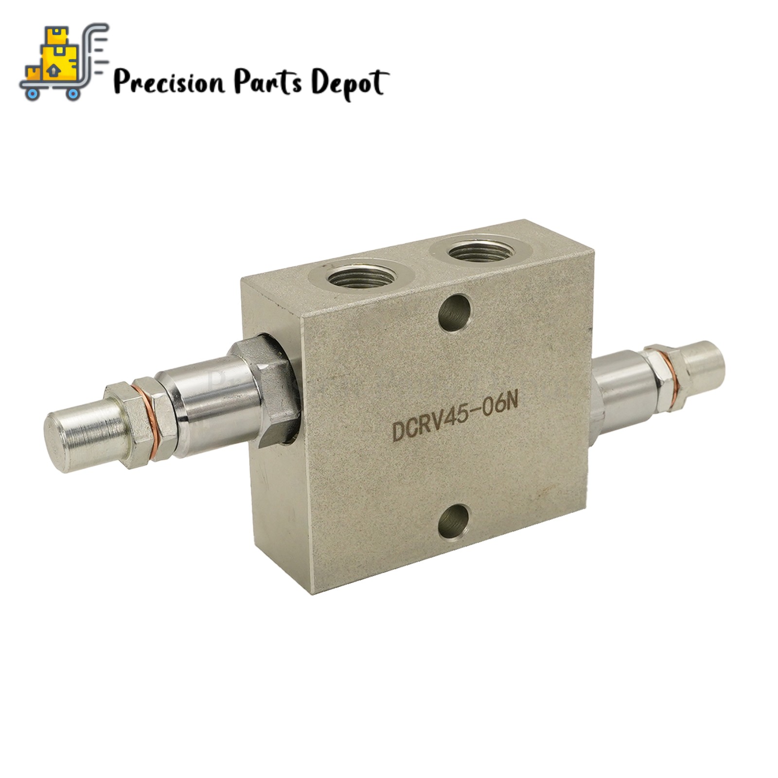 Dual Crossover Hydraulic Relief Cushion Valve 12 GPM Max Flow 3/8” NPT Ports