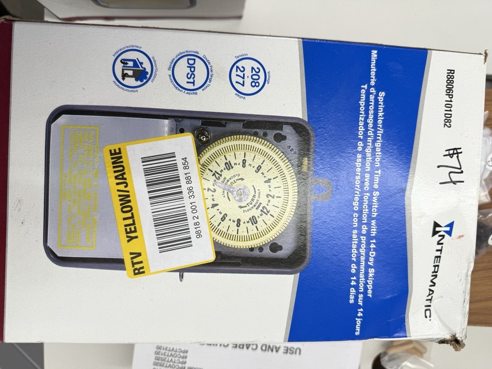 Intermatic R8806P101C Automatic Sprinkler Timer Controller