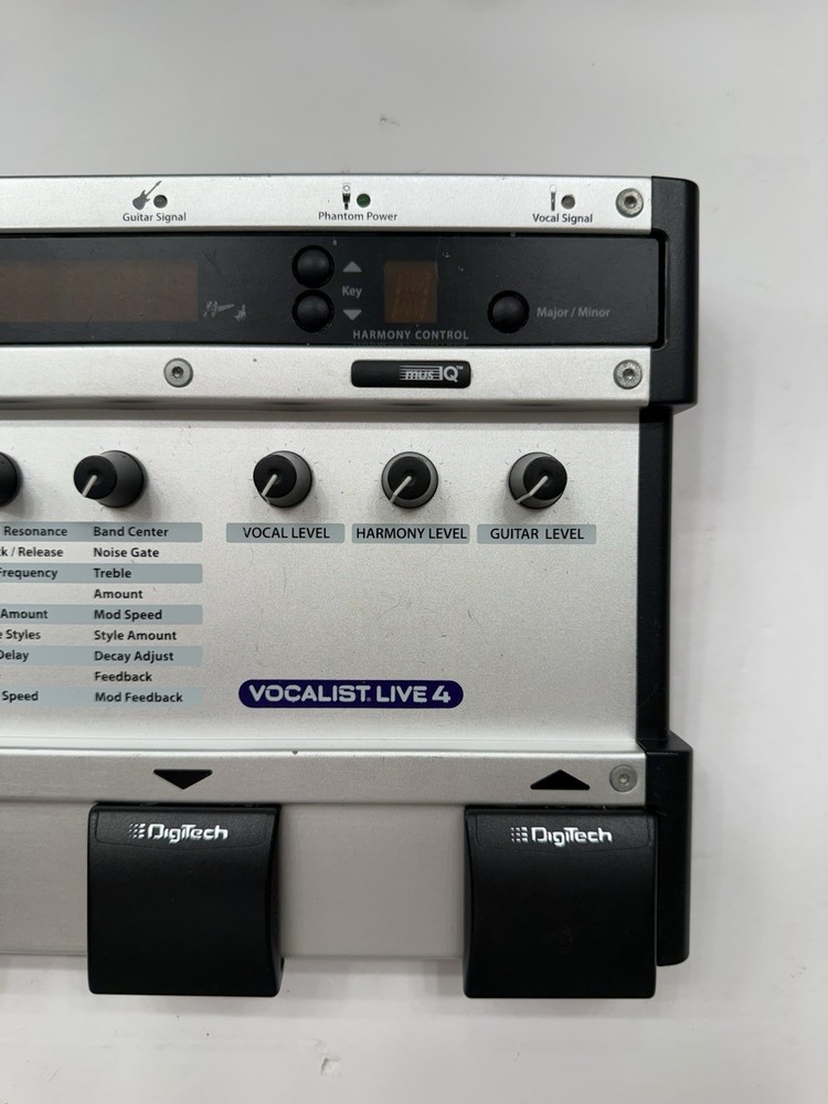 Digitech Vocalist Live 4 Harmony Multi Vocal Effect Processor Pedal + PSU