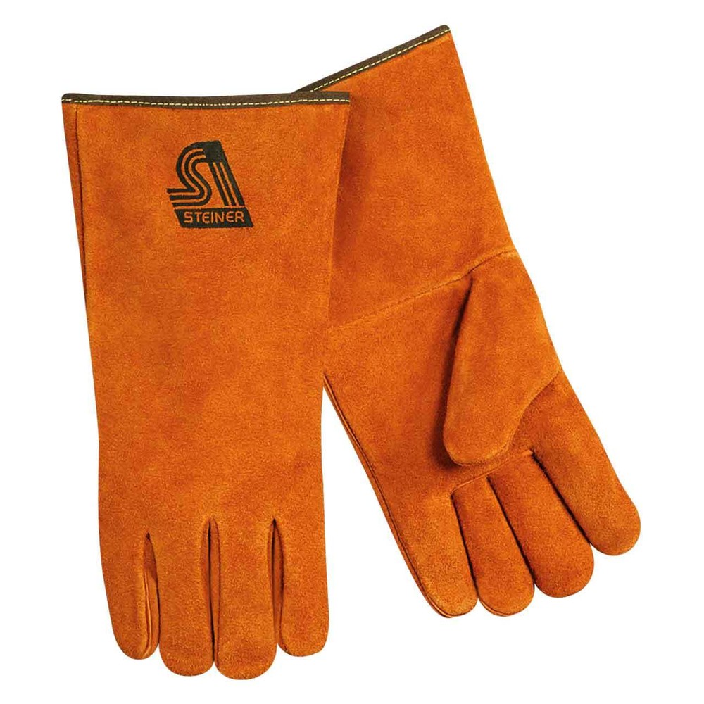 Steiner 2119C Premium Side Split Cowhide Welding Gloves Cotton Lined Medium