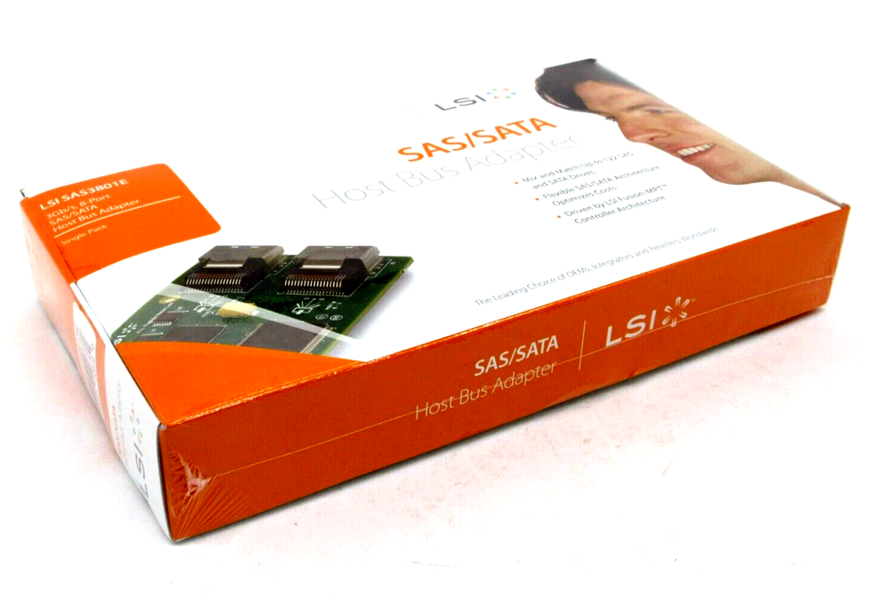 NEW SEALED LSI LOGIC SAS3801E HOST BUS ADAPTER