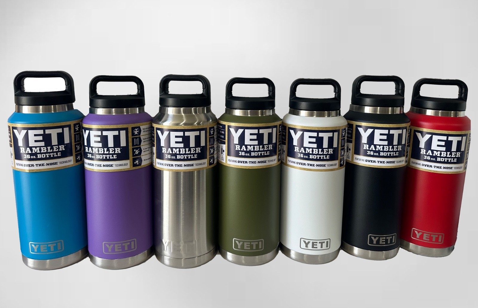 Yeti 36oz Stainless Steel Insulated Tumbler Chug Cap Lid Coffee Cup Mug Vacuum