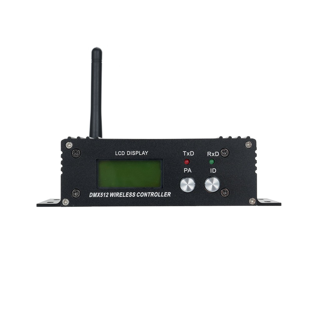 DMX 512 2.4G Wireless Controller Transmitter Receiver LCD Display Power