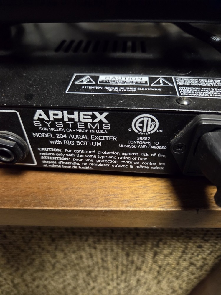 Aphex 204 Aural Exciter With Big Bottom