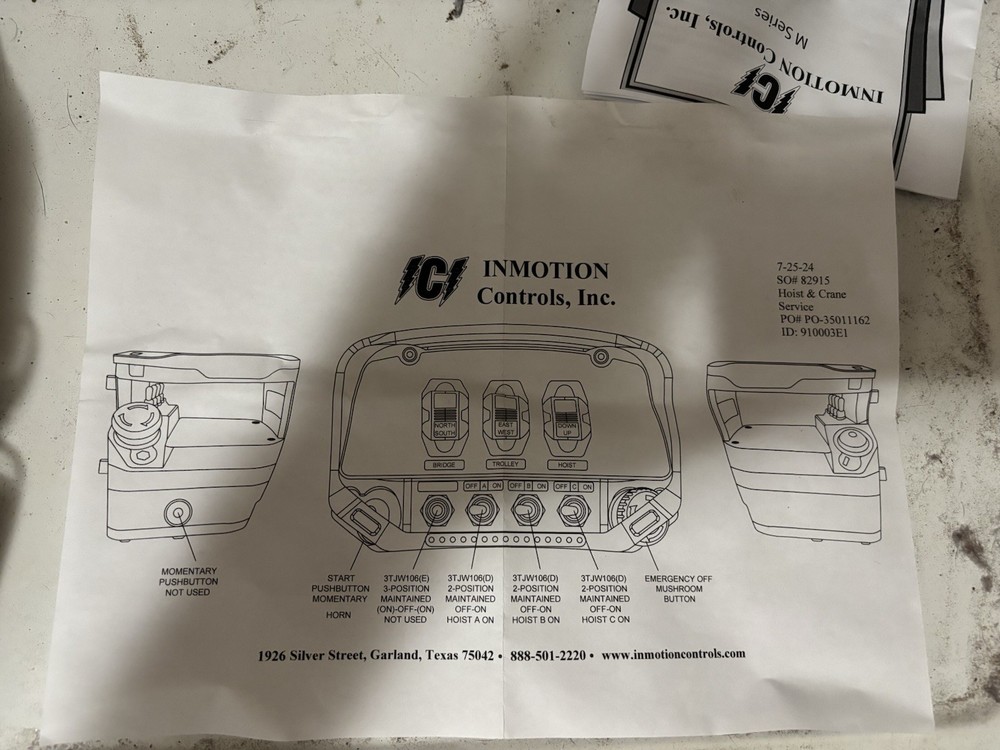 Inmotion M Series 3 Remote Control