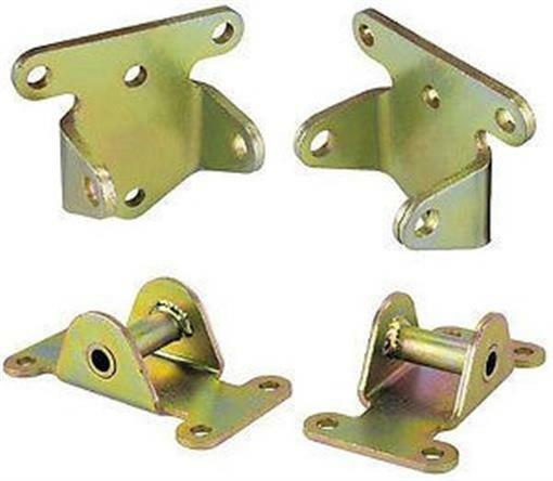 Solid Motor Engine Mount Combo SBC Chevy Frame Mount Rat Rod Hot Street stock