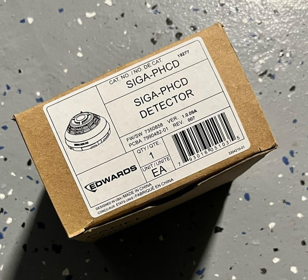 EDWARDS EST SIGA-PHCD MULTI-SENSOR SMOKE AND HEAT, CO DETECTOR