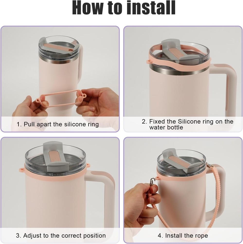Versatile Water Bottle Carrying Strap - Compatible with Most Bottles & Strollers