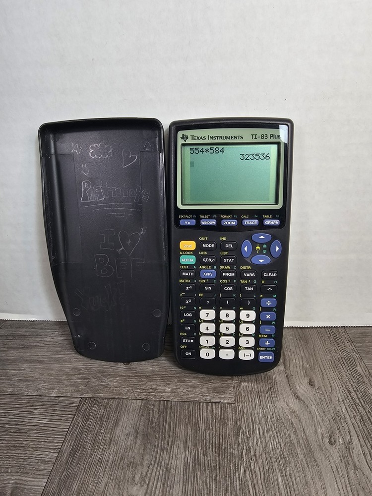 Texas Instruments TI-83 Plus Graphing Calculator - Black TESTED & WORKING