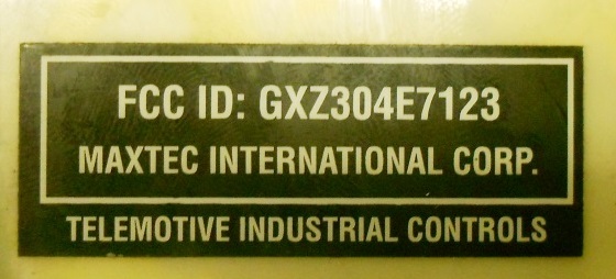 TELEMOTIVE MAXTEC OSCILLATOR MODULATOR, COMM MODULE, E7123-55, GXZ304E7123