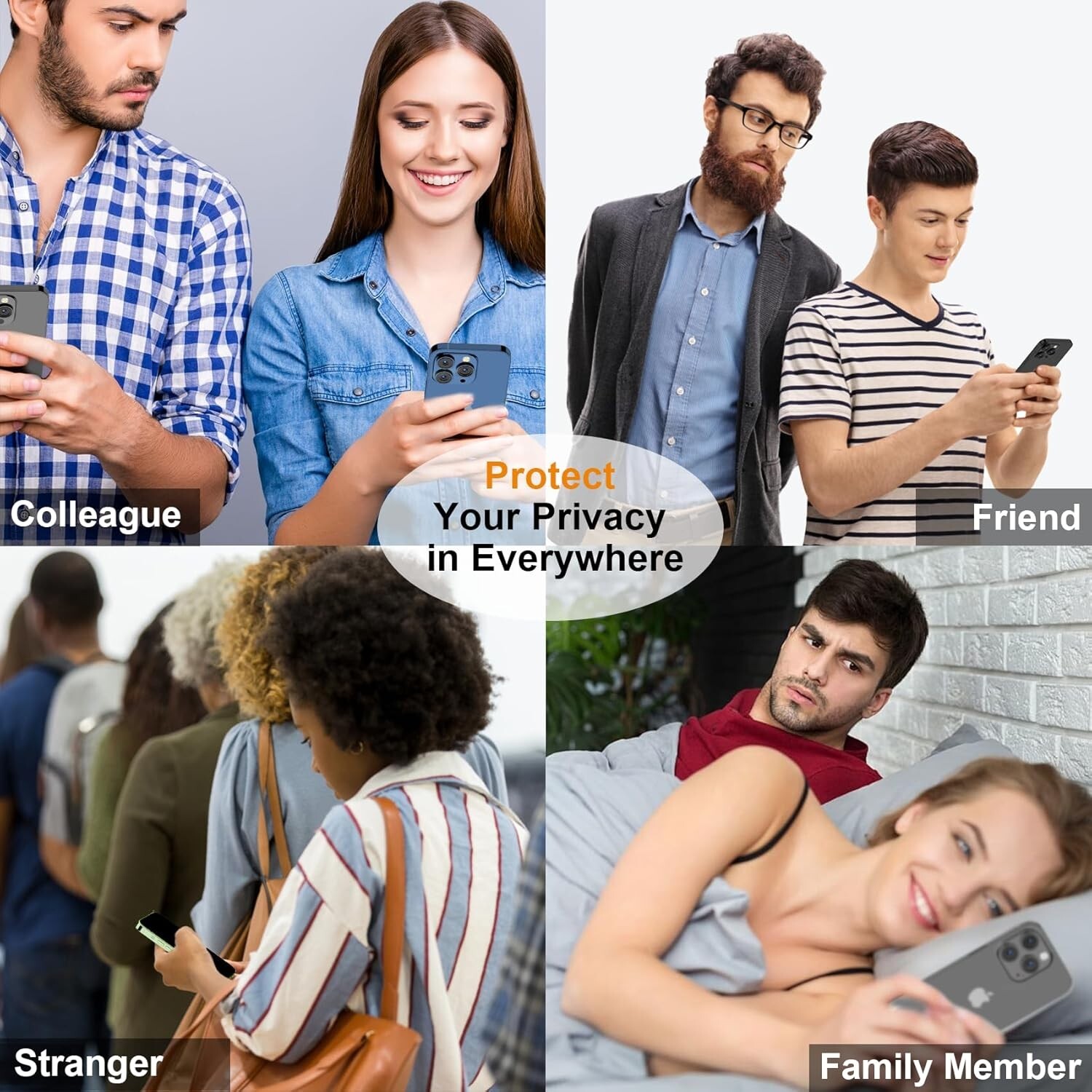 Wholesale Privacy Tempered Glass Screen Protector for iPhone 16 15 14 13 Pro Max