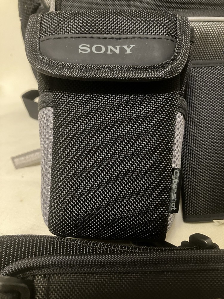 Sony Multi Function Camera Backpack Black/Gray LCS-VA60 With Strap & Extras