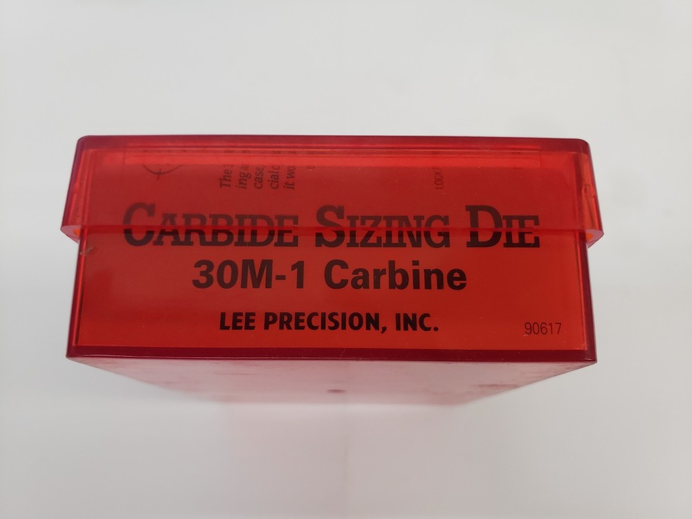 Lee Precision 90617 Carbide Sizing Die 30 Carbine