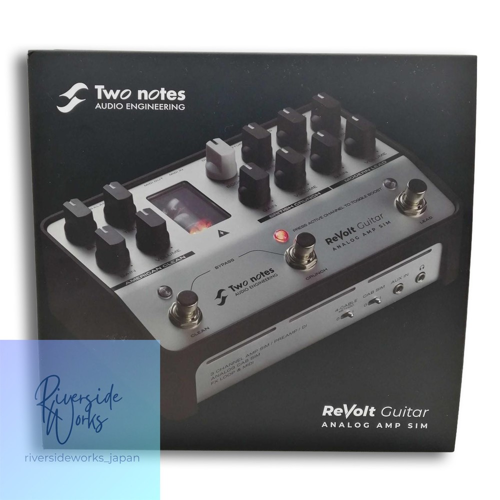 TWO NOTES Effect Pedal REVOLT GUITAR ANALOG AMP SIM - Versatile JP