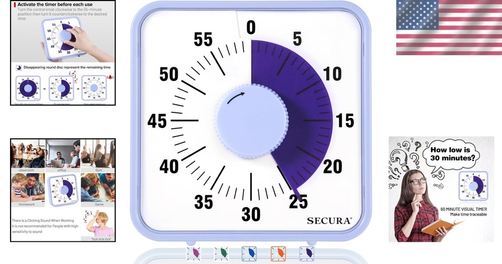 Visual Countdown Timer - Time Management Tool for All Ages