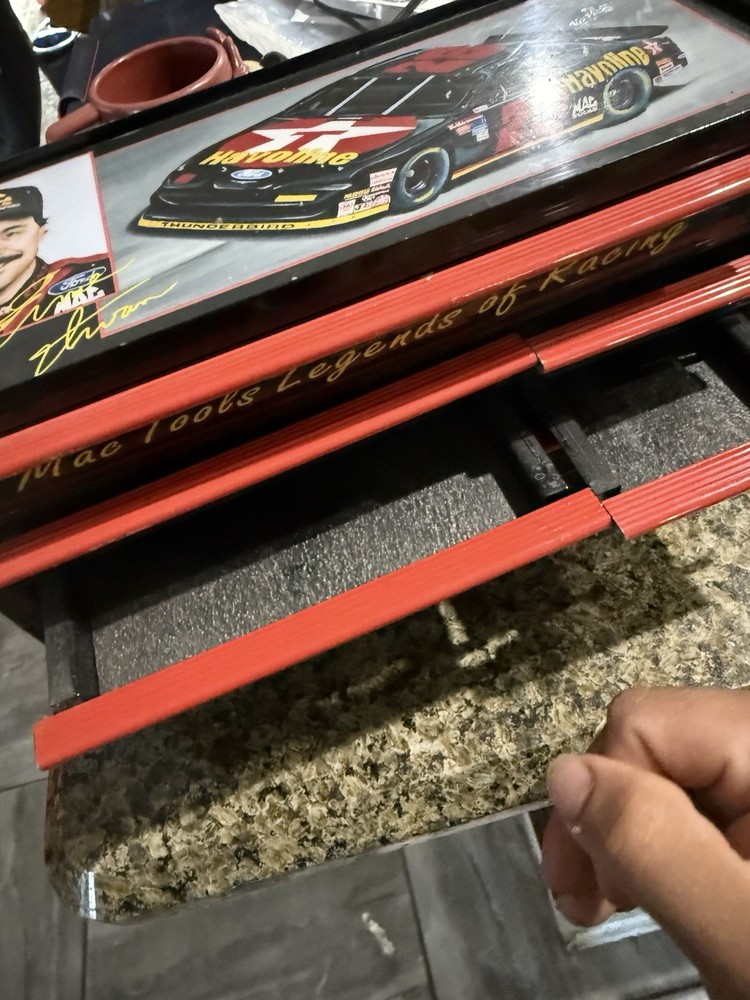 mac tools mini tool box Vintage Nascar