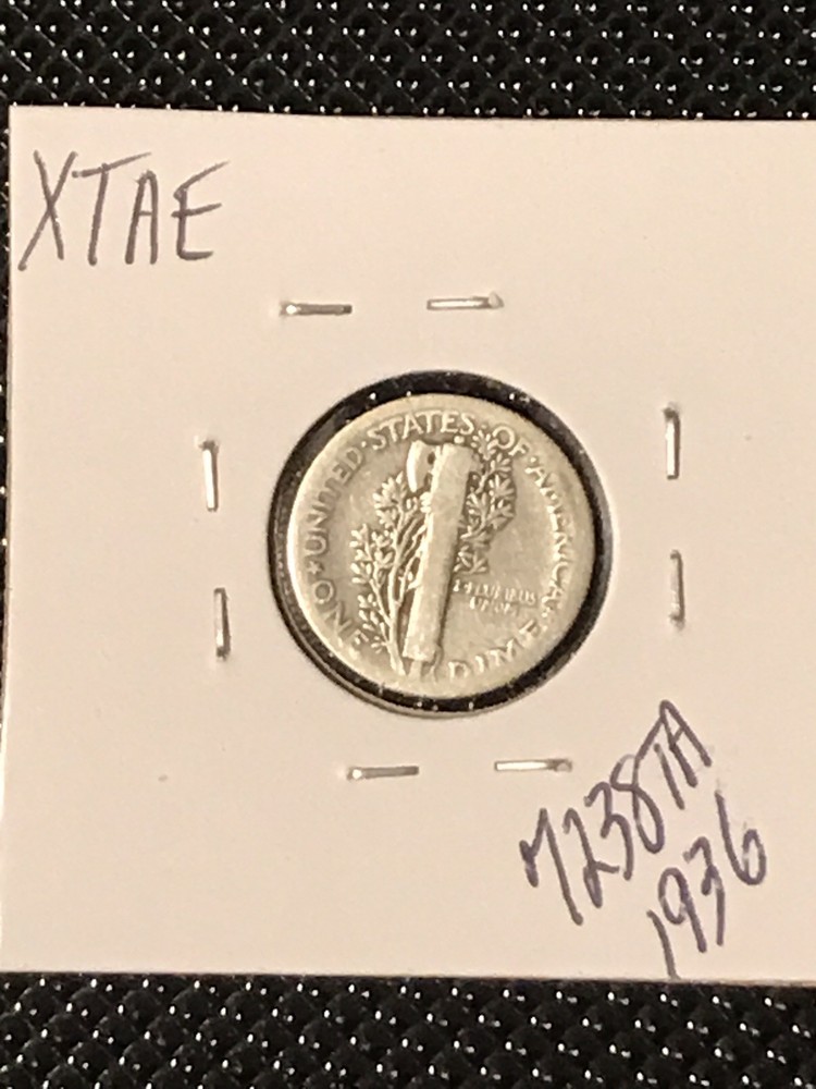 1936 Mercury Dime VG