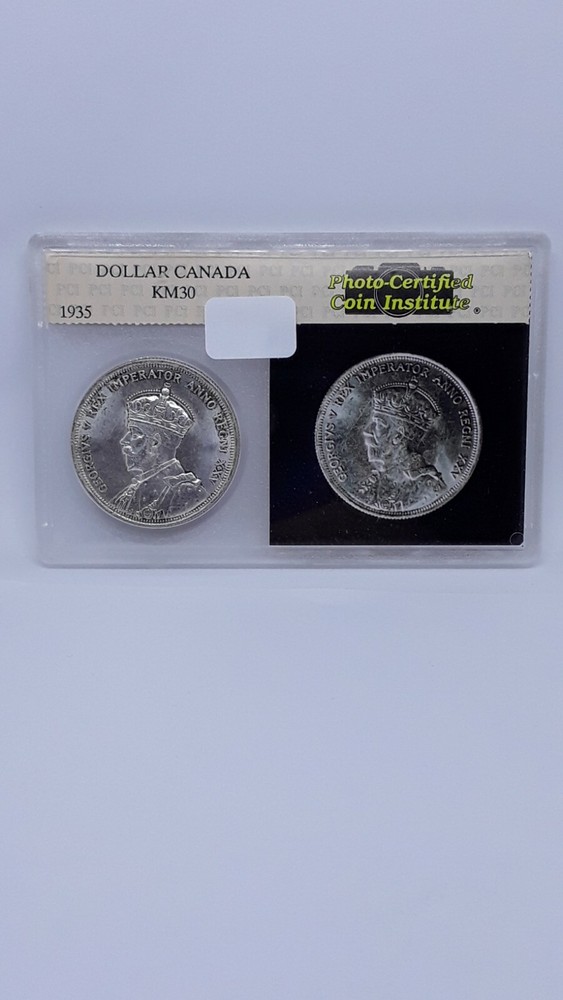 Canada 1935 Silver Dollar KM30 Nice Original Ch/ Gem BU