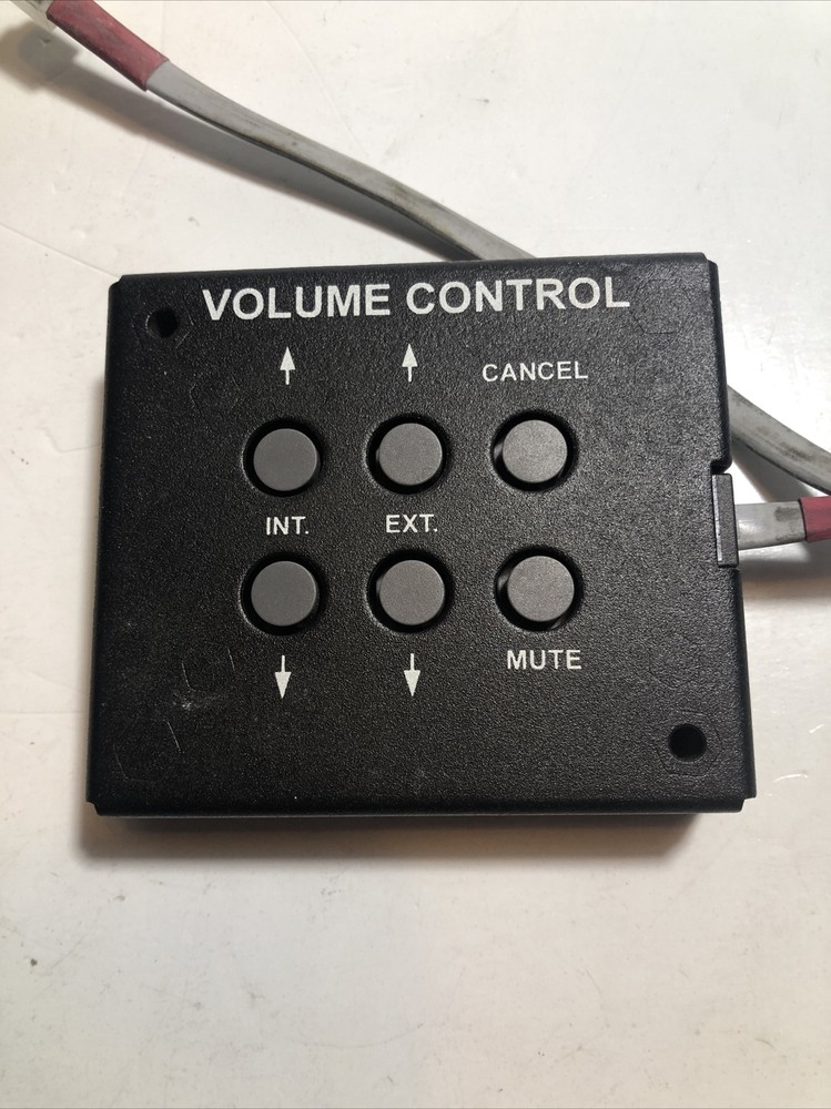 Rowe Jukebox AMI VOLUME control Cancel Mute Control Panel With Wire 6 Button