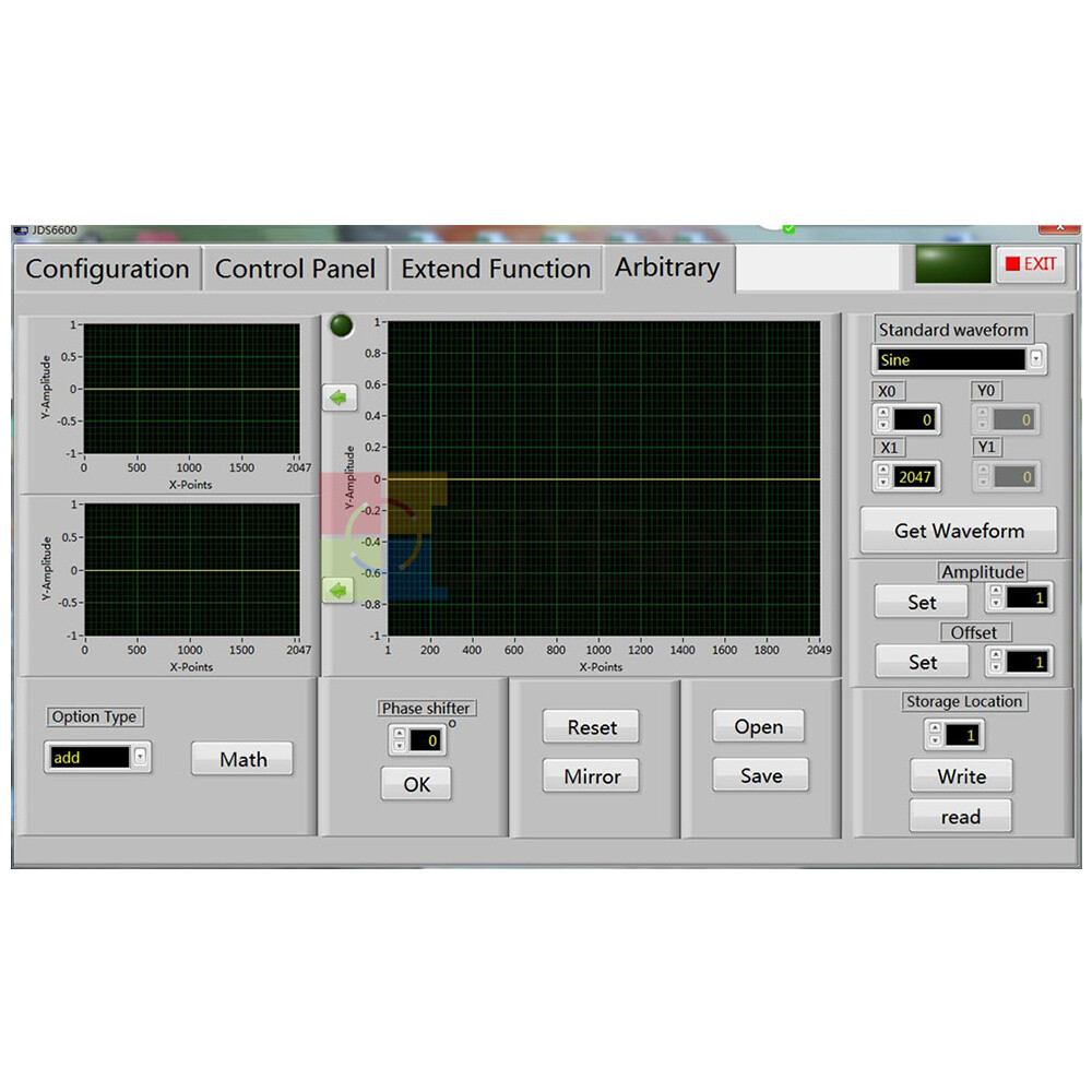 JDS6600 50MHz 14bits Dual-Channel Arbitrary Waveform DDS Signal Generator Pulse