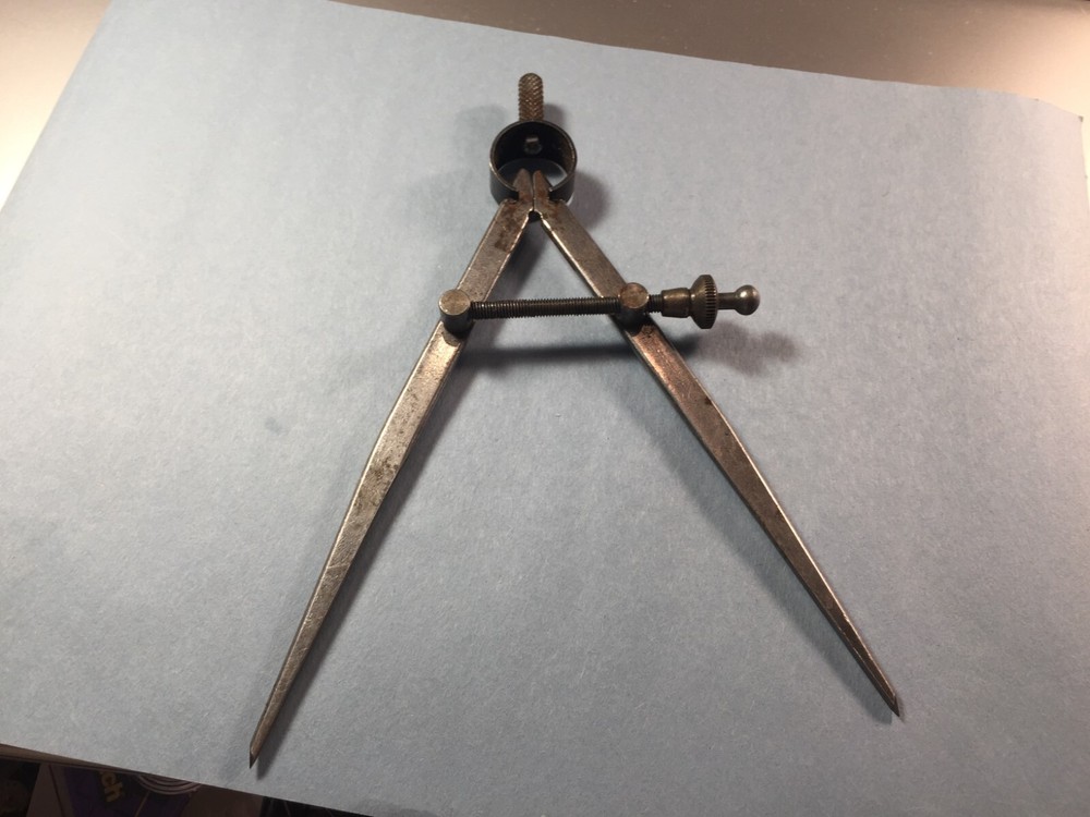 8" Flat Leg Spring Divider / Machinist Tool