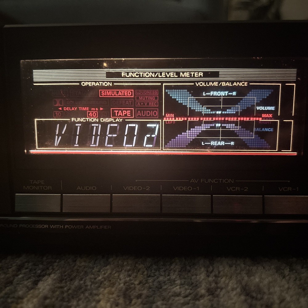 Fisher CAV-875 Integrated Stereo Amplifier TESTED WORKING