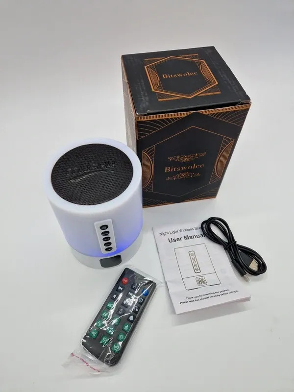 Night Light Bluetooth Speaker with touch colour changing