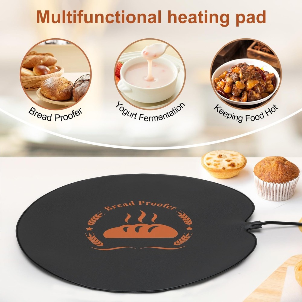 Dough Rising Warming Mat, 59 ℉-140 ℉ Adjustable Bread Rising Warmer,