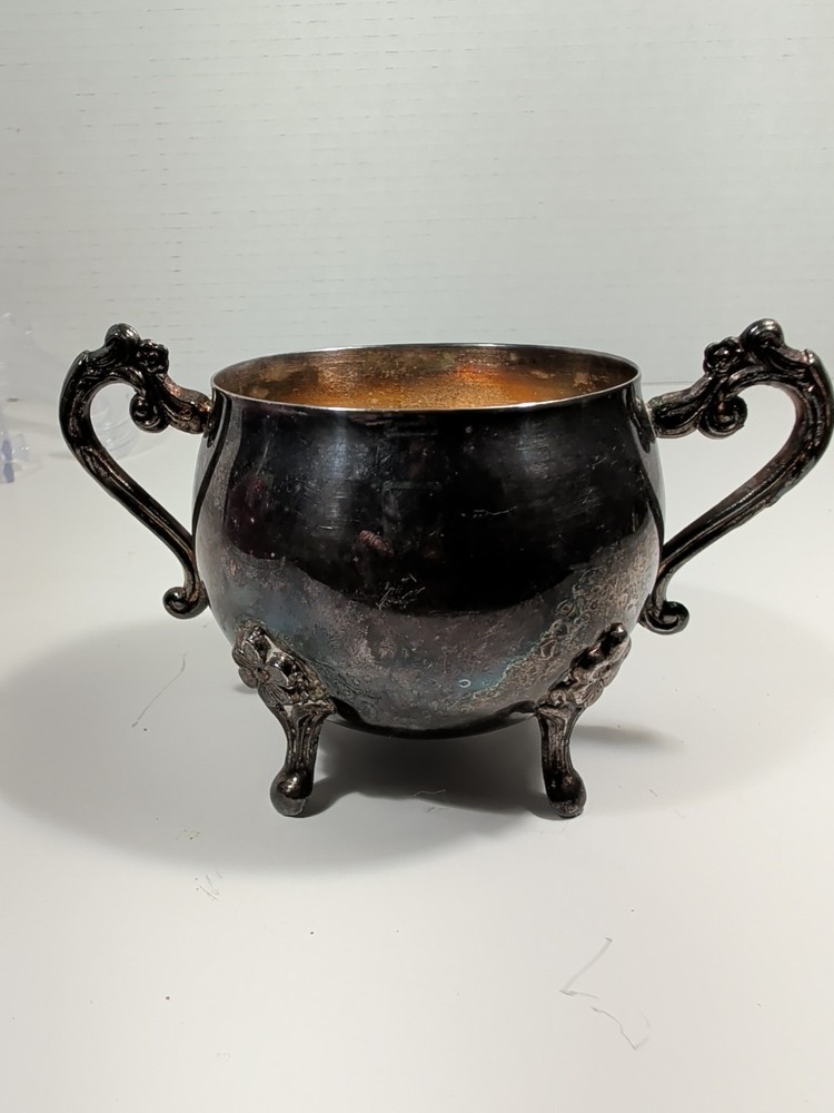Leonard, Silver Plated,footed Sugar Bowl