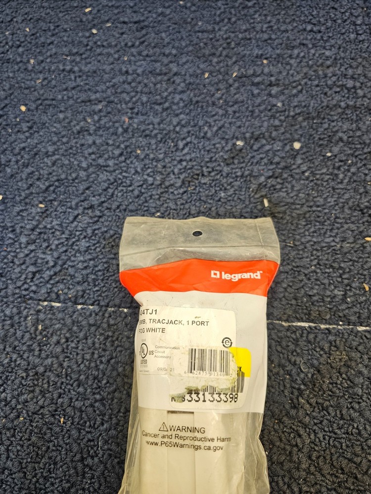 (QTY 15) LEGRAND 404TJ1 TracJack Surface Mount Box, One Unit Module Single Side