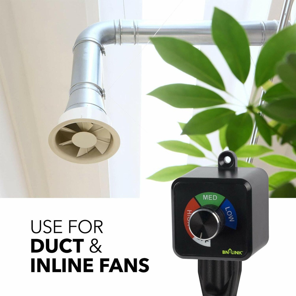 Fan Speed Controller for Ventilation Fans 4.8A / 600W